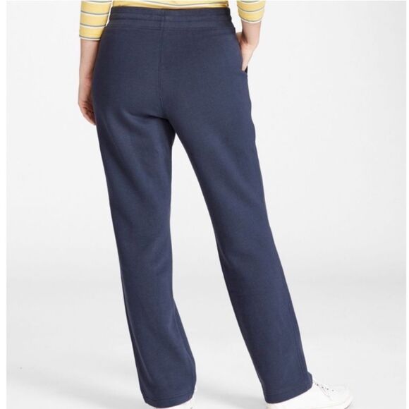 L.L. Bean 1912 Sweat Pants Straight Leg Mid-Rise Drawstring Front Pocket Grey Sm - Picture 2 of 9